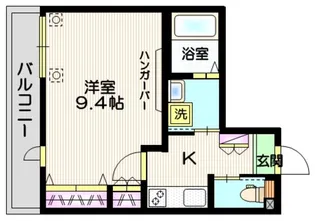 ヘーベルメゾン中村【1階】の間取り