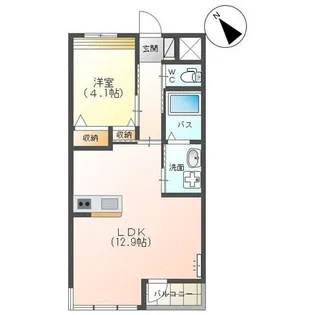 ラ コリーヌ【1階】の間取り