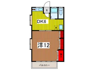 クレールユー【2階】の間取り