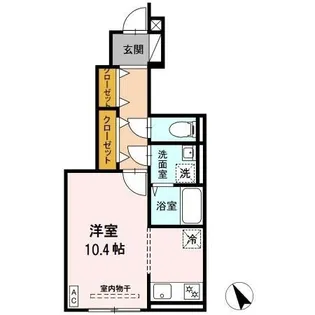 ムーンライトテラス【1階】の間取り