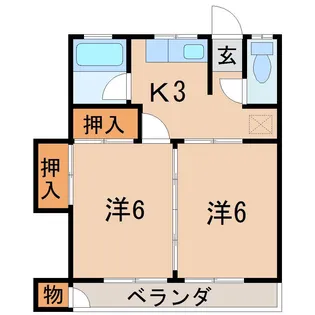 清嵐荘【2階】の間取り