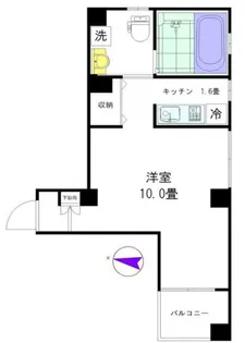 マリオン門前仲町【7階】の間取り