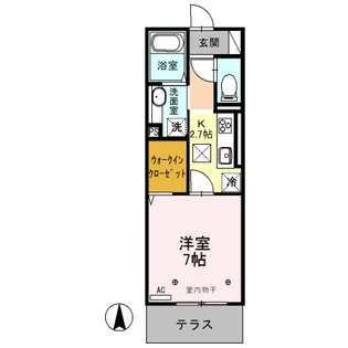 プレミスト III【1階】の間取り