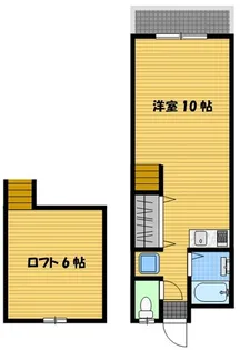 メゾンエスポワール滑石【1階】の間取り