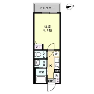 グランフィーカ岩槻【2階】の間取り