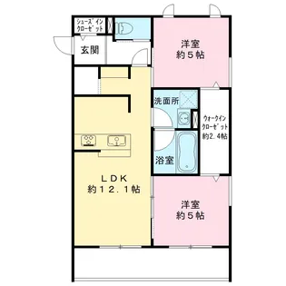 Laule`a【1階】の間取り