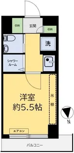 シティハイツ松戸【3階】の間取り