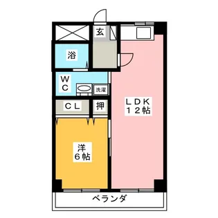 オリーブガーデン【2階】の間取り