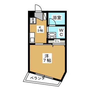 グラティア南烏山 WEST【1階】の間取り