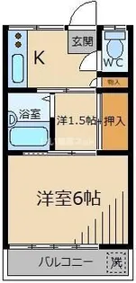 清水荘【2階】の間取り