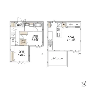 Maison HAGIWARA(メゾンハギワラ)の間取り