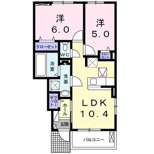 エクセルA【1階】の間取り