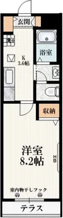 メゾン・ウィスタリア【1階】の間取り