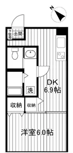 第11通南ビル【2階】の間取り