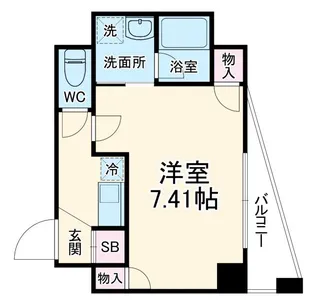 ウィンベル同心1丁目【5階】の間取り