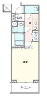 Log登戸station side【1階】の間取り