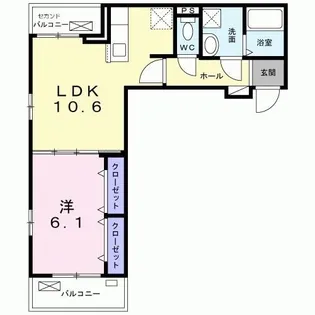 マーレ南長崎【3階】の間取り