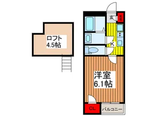 アルコバレーノ浦和【2階】の間取り