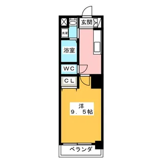 ArtizA鶴舞【3階】の間取り
