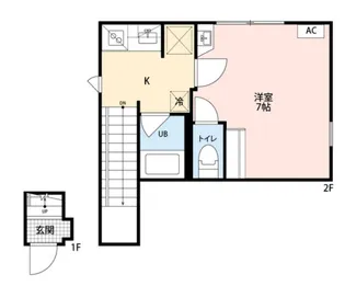 LUORE HATAGAYA【1階】の間取り