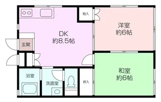 シーフロント浜【1階】の間取り