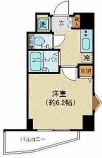 エクセリア早稲田II【7階】の間取り