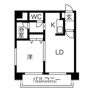 MYプラザ円山公園II【2階】の間取り