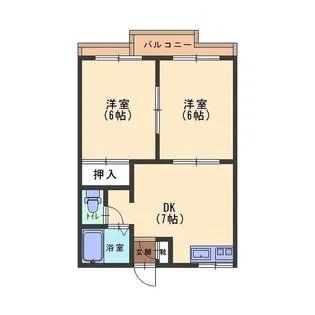 アネックスプラザ【1階】の間取り