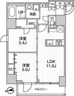 S-RESIDENCE新御徒町chiaro 006A【6階】の間取り