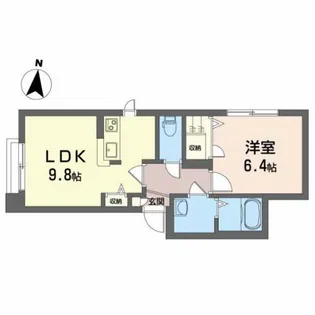 シャーメゾンカメリア【2階】の間取り