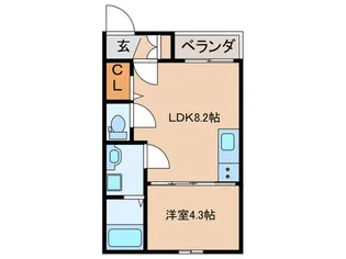 F ASECIA SPICA【3階】の間取り
