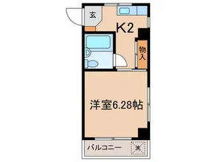 レジデンス多摩川【2階】の間取り