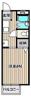ミモザ館【2階】の間取り