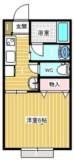 東京都八王子市加住町1【アパート】の間取り