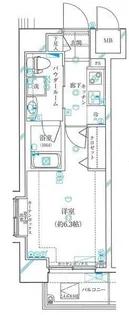 ガリシア浜松町【4階】の間取り