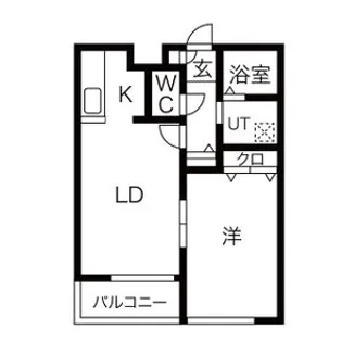 HGS MinamiAsabu 1st【4階】の間取り