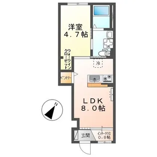 埼玉県川口市大字安行吉岡【アパート】の間取り