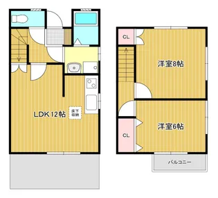 静岡県浜松市中央区葵西3【一戸建】の間取り