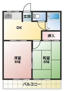 サンプレタ貴崎【1階】の間取り