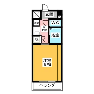 ラスカー原【3階】の間取り