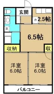 MARUKO Nihonmatsu【6階】の間取り