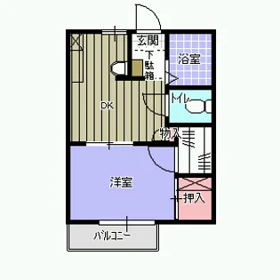 ビレッジ巴【2階】の間取り