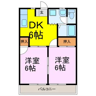 ビューエクセルNo.1【2階】の間取り