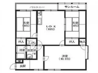 ベストハウス緑井(旧第一加登コーポラス)【2階】の間取り