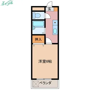 パルテンザ松阪1【1階】の間取り