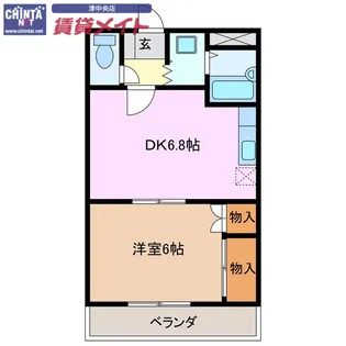 サンタプレイス【1階】の間取り