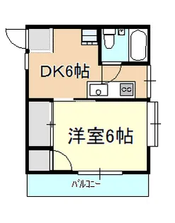 コーポ京山【1階】の間取り