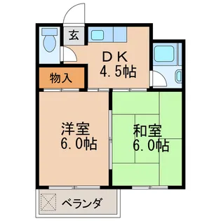 正起ビル【4階】の間取り