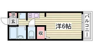 スタチューハイツ【2階】の間取り
