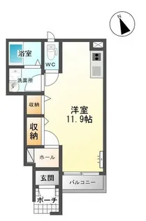 Sunny Place(サニー・プレイス)【1階】の間取り